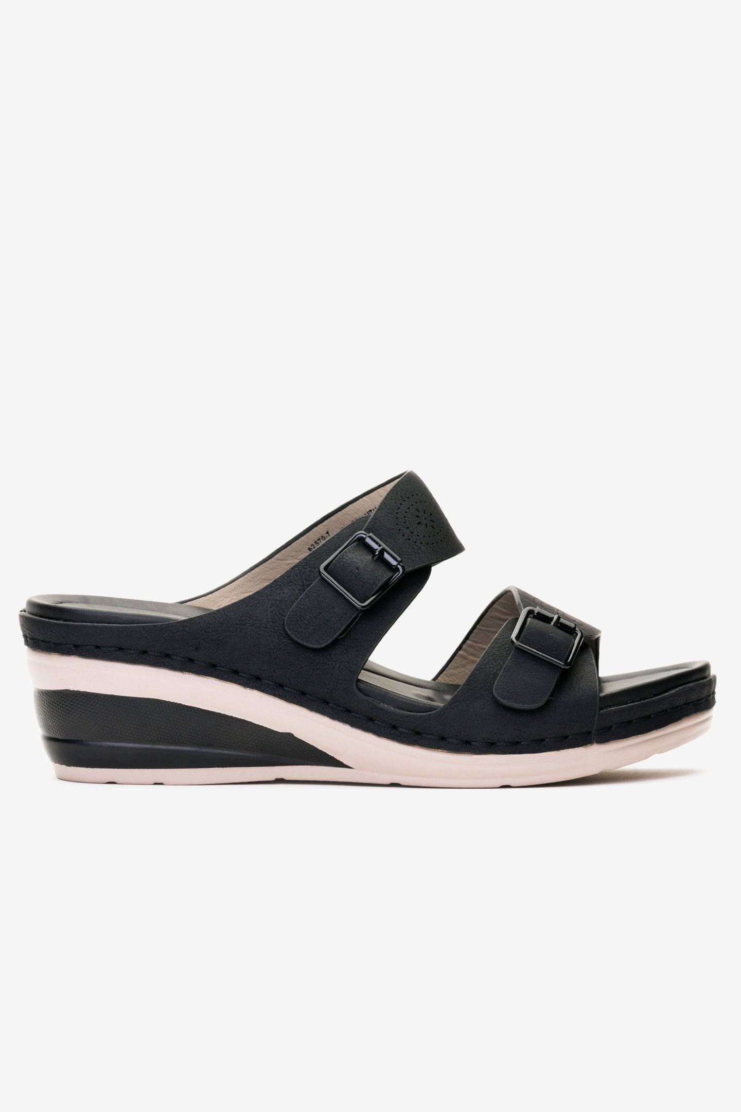 Sandalia Mujer Negro Palma Chancleta Chancleta